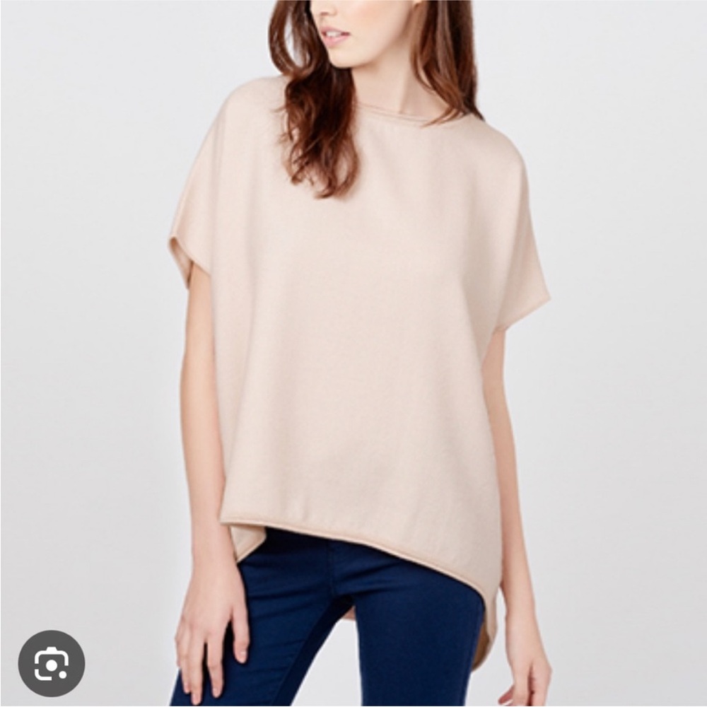 Cuyana Blush Alpaca Knit Dolman Top